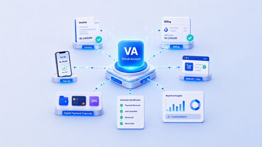 virtual account GDCPay untuk pembayaran bisnis otomatis